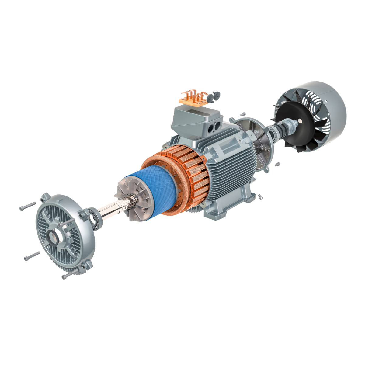electric motor exploded view houston